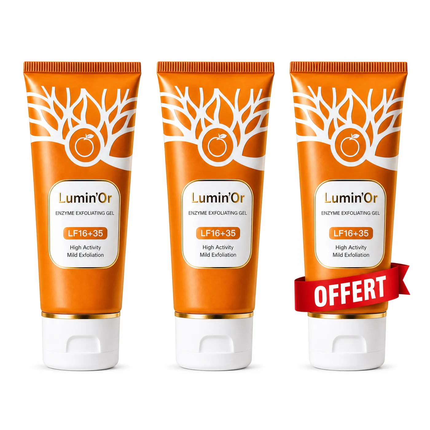 3 gels Lumin'Or — 2 achetés + 1 offert