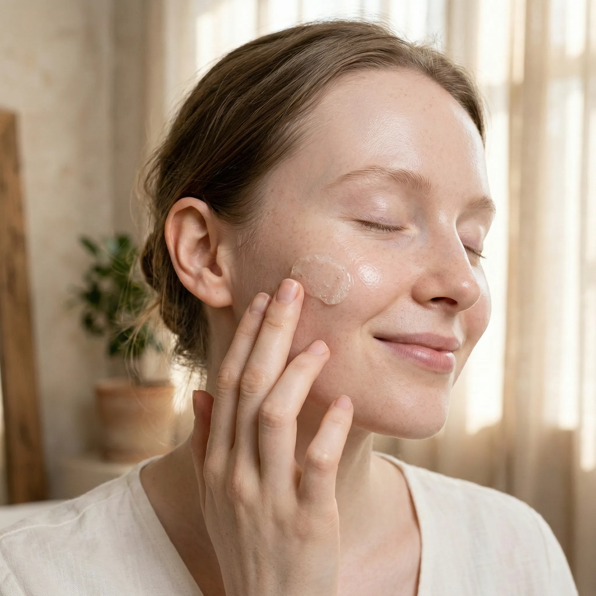 Comparaison gommage vs gel enzyme — zéro rougeur