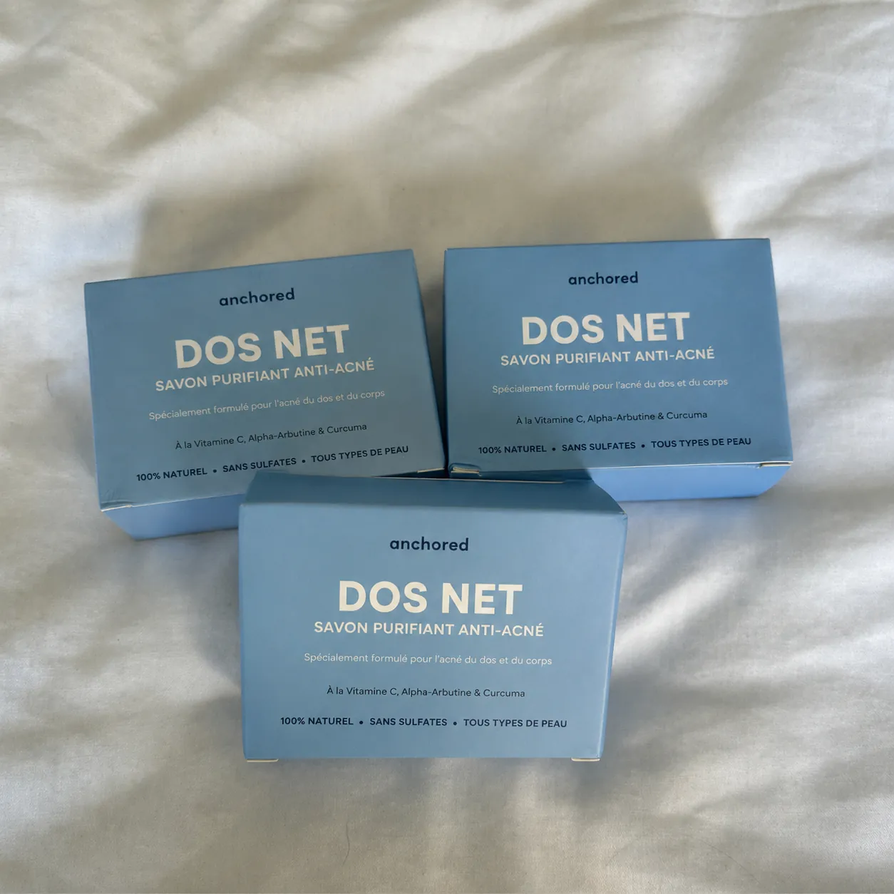 2 savons Dos Net achetés + 2 offerts