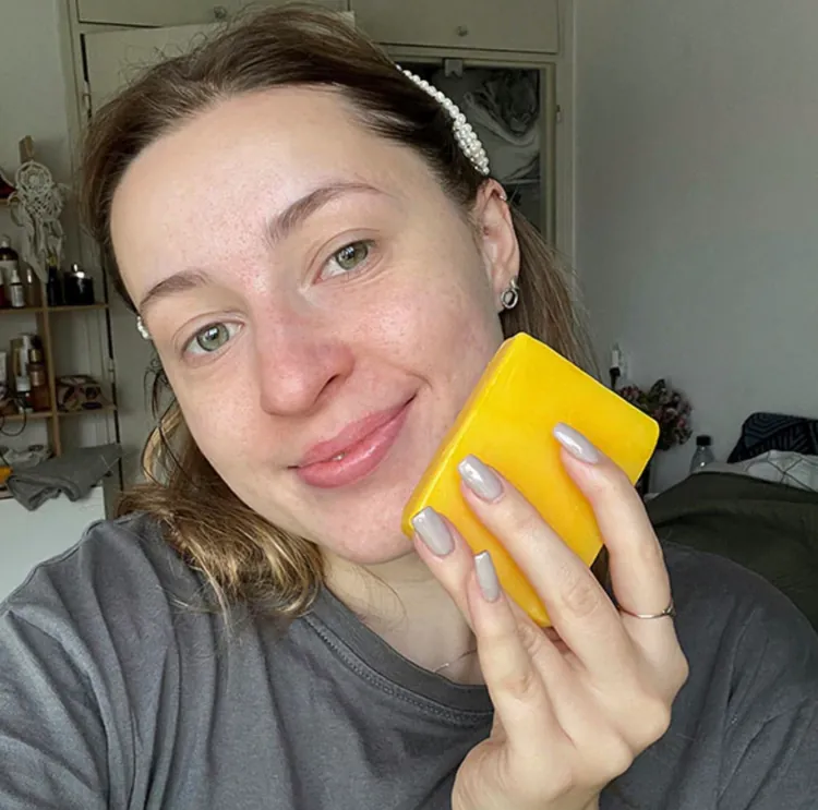 Cliente avec son savon