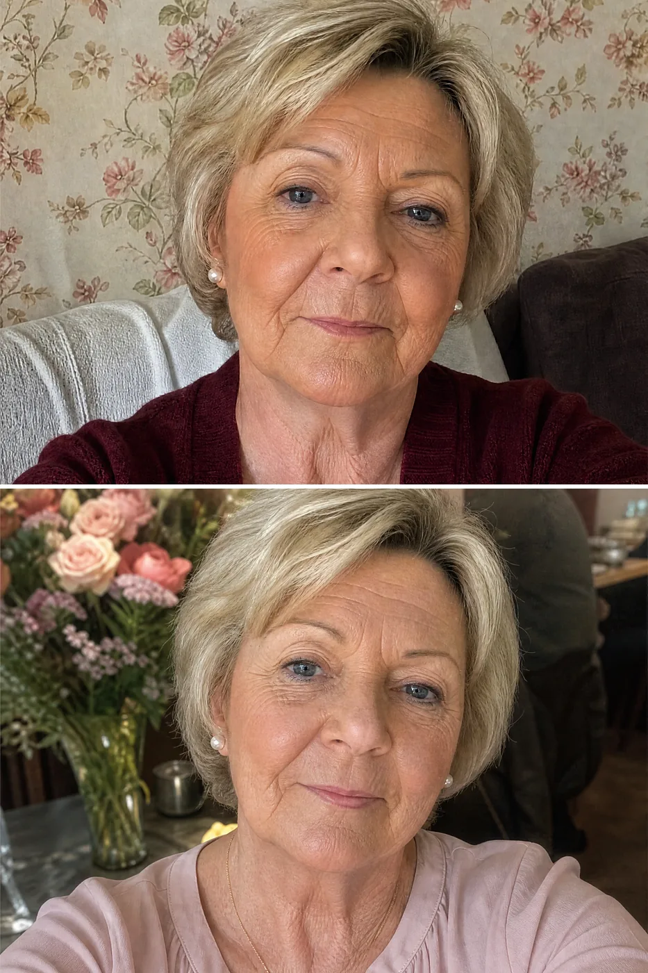 Avant puis après chez Monique, 71 ans : plus rien de calé dans les rides