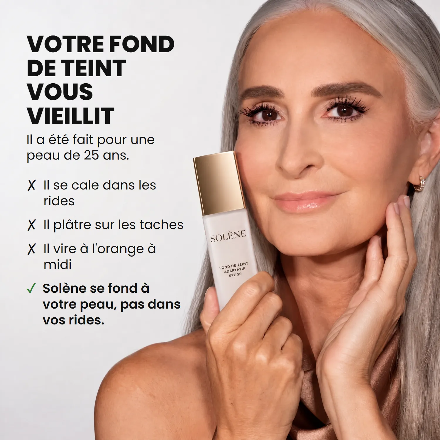 Votre fond de teint vous vieillit : il a été fait pour une peau de 25 ans