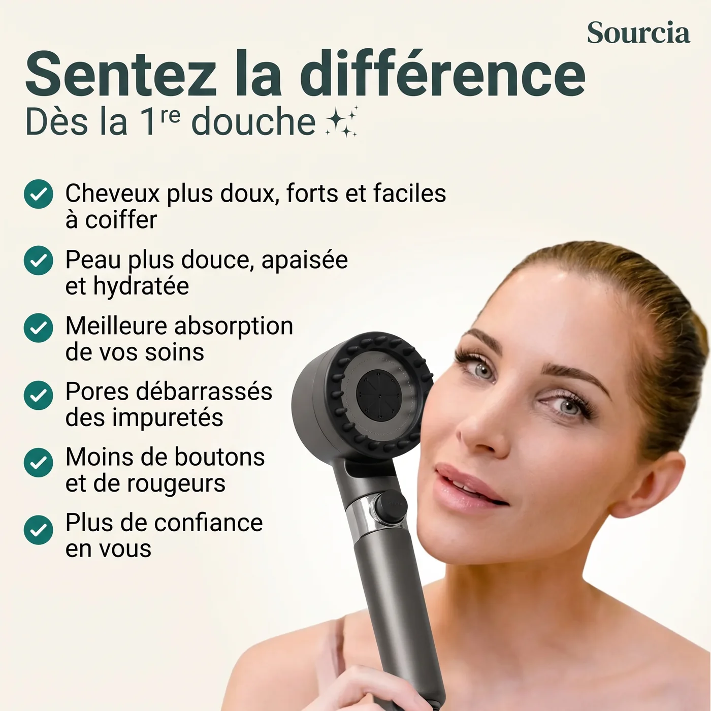 Sentez la différence dès la première douche : six bénéfices