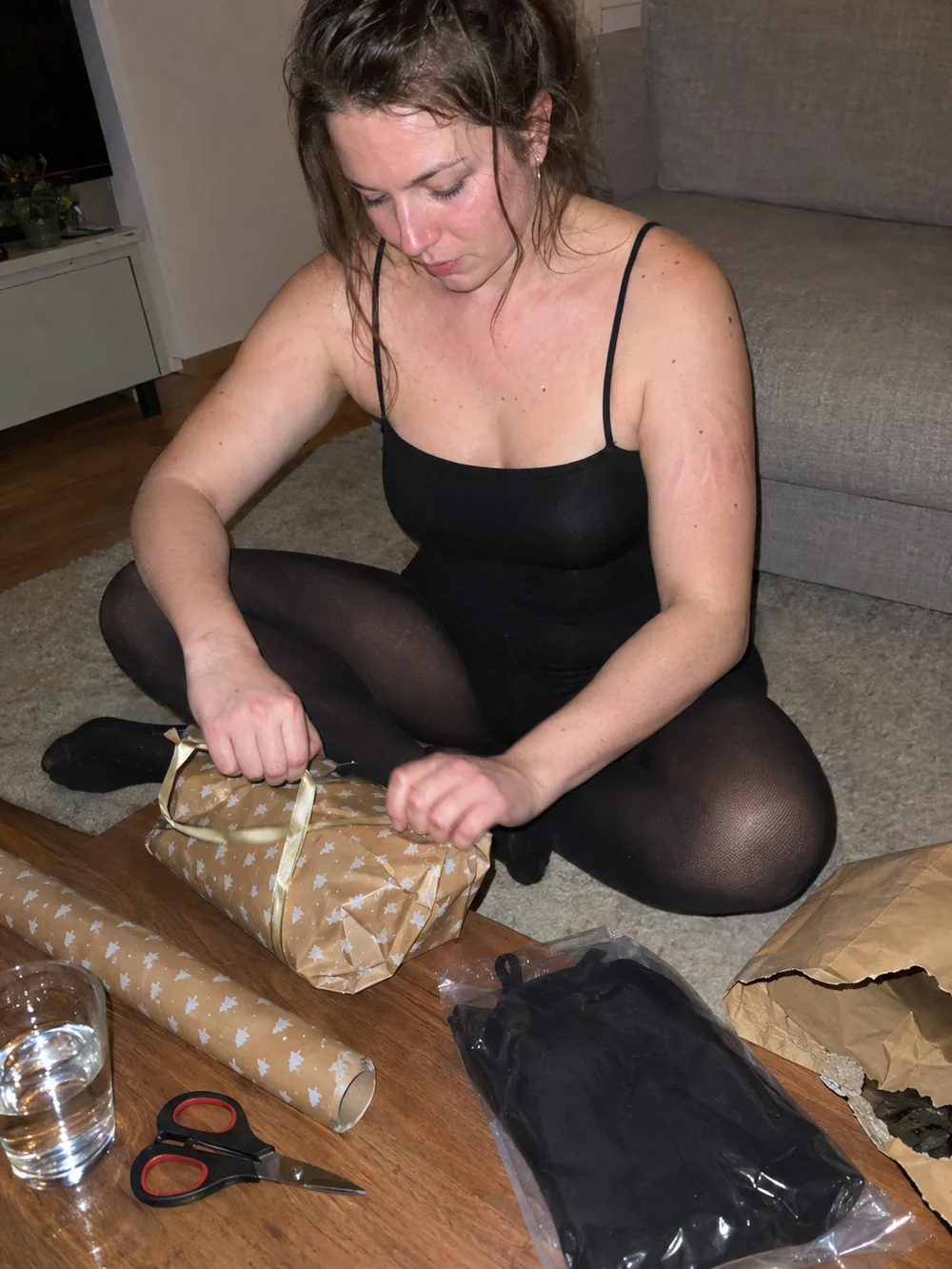 Photo envoyée par @paulinedbst — collant-body polaire Veloria, taille S