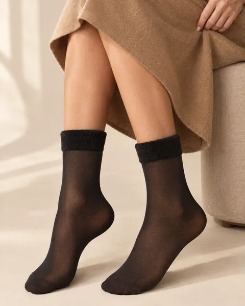 Chaussettes polaires effet peau